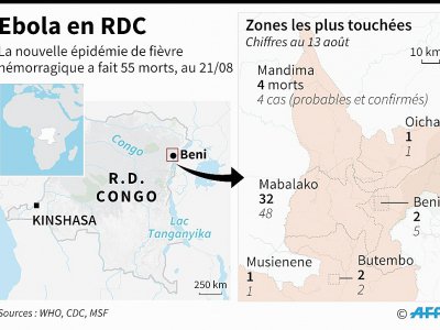 Ebola en RDC - Laurence CHU [AFP]