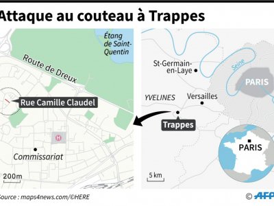 Attaque au couteau à Trappes - Jean Michel CORNU [AFP]