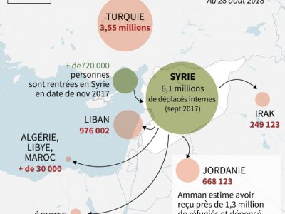 Les réfugiés syriens - Laurence CHU [AFP]
