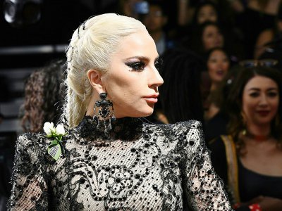 L'artiste américaine Lady Gaga aux Grammy Awards à New York, le 28 janvier 2018 - ANGELA WEISS [AFP/Archives]