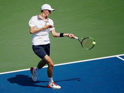 Le Français Ugo Humbert face au Suisse Stanislas Wawrinka au 2e tour de l'US Open, le 29 août 2018 à New York - JULIAN FINNEY [Getty/AFP]