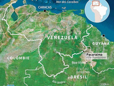 Frontière entre le Brésil et le Venezuela - Jean Michel CORNU [AFP]