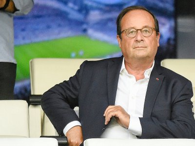 François Hollande le 13 août 2018 au stade Vélodrome à Marseille - Boris HORVAT [AFP/Archives]