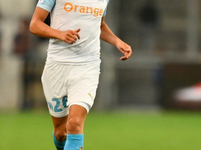 L'attaquant de Marseille Florian Thauvin lors de la réception de Rennes le 26 août 2018 - Christophe SIMON [AFP]