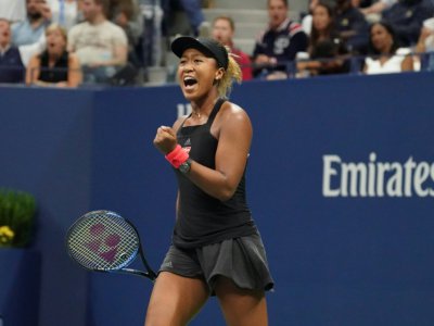La Japonaise Naomi Osaka lors d ela finale dames de l'US Open, samedi à New York. - TIMOTHY A. CLARY [AFP]