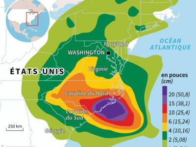 Ouragan Florence : fortes pluies prévues - Simon MALFATTO [AFP]