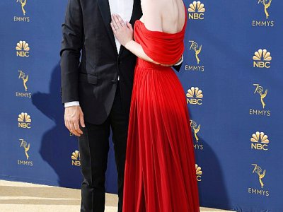 Rachel Brosnahan aux Emmy Awards à Los Angeles le 17 septembre 2018 - VALERIE MACON [AFP]
