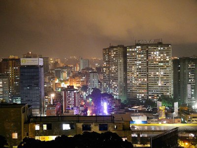Une vue de Caracas, où de plus en plus d'appartements et d'immeubles sont désertés en raison de la crise, le 10 septembre 2017 - Federico PARRA [AFP]