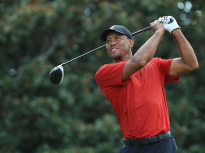 L'Américain Tiger Woods, lors du dernier tour du Tour Championship, au East Lake Golf Club d'Atlanta, en Géorgie, le 23 septembre 2018 - SAM GREENWOOD [GETTY IMAGES NORTH AMERICA/AFP]