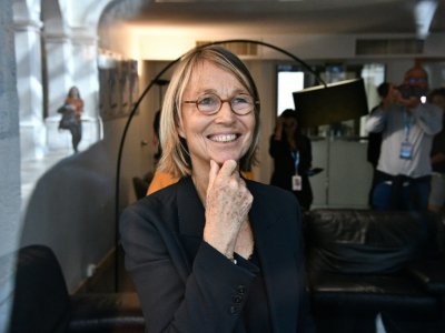 La ministre de la Culture,Françoise Nyssen, donnée partante, à La Rochelle, le 14 septembre 2018 - Xavier LEOTY [AFP/Archives]