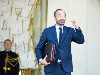 Le Premier ministre Edouard Philippe à la sortie du Conseil des ministres au Palais de l'Elysée à Paris, le 10 octobre 2018 - Eric FEFERBERG [AFP]