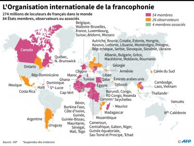 L'Organisation internationale de la francophonie - Sophie RAMIS, Vincent LEFAI [AFP]