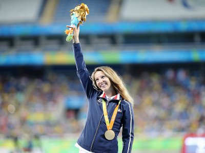 Marie Amélie Le Fur, médaillée d'or paralympique à Rio, en 2016.  - Sylvain Letouzé