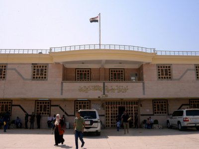 Le siège du gouvernorat de la région de Ninive à Mossoul, le 19 septembre 2018 en Irak - Zaid AL-OBEIDI [AFP]
