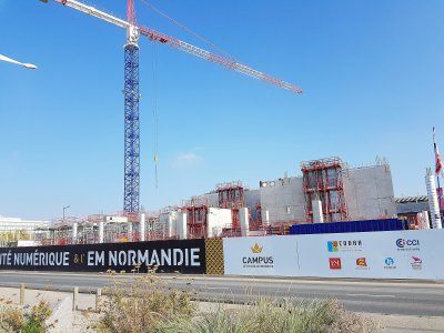 La Cité Numérique et l'EM Normandie seront inaugurées fin 2019. - Gilles Anthoine