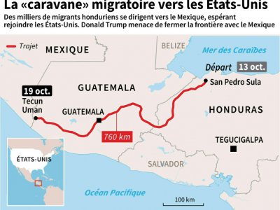 La "caravane" migratoire vers les Etats-Unis - [AFP]
