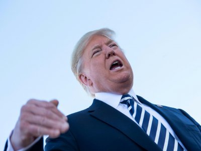 Le président américain Donald Trump, le 20 octobre 2018 à Elko, dans le Nevada - NICHOLAS KAMM [AFP]