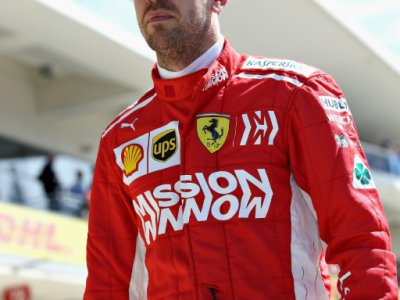 L'Allemand Sebastian Vettel lors du GP des Etats-Unis le 21 octobre 2018 - CHARLES COATES [GETTY IMAGES NORTH AMERICA/AFP]