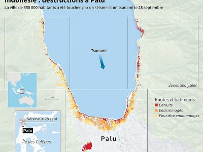 Indonésie : destructions à Palu - Simon MALFATTO [AFP]