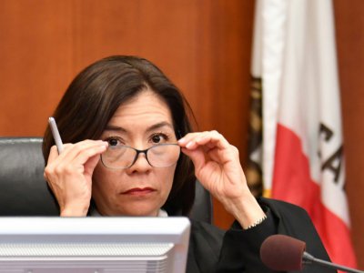La juge Suzanne Bolanos, qui avait mené les débats du procès, au tribunal de Californie à San Francisco, le 10 août 2018 - JOSH EDELSON [POOL/AFP/Archives]