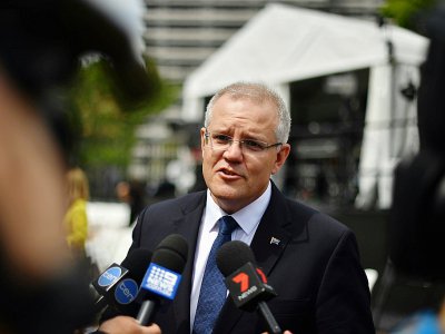Le Premier ministre australien Scott Morrison, à Sydney le 29 octobre 2018 - Saeed KHAN [AFP]