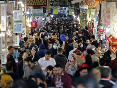 Le grand bazar de Téhéran le 3 novembre 2018 - ATTA KENARE [AFP]