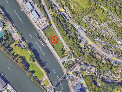 Une grande partie de ce terrain situé en bord de Seine devrait accueillir la fourrière. - Google Streetview