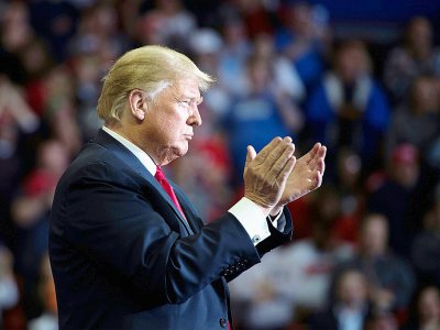 Le président américain Donald Trump, à Cap-Girardeau (Missouri) le 5 novembre 2018 - Jim WATSON [AFP]