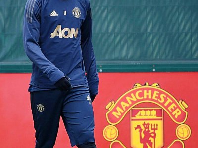 L'attaquant français de Manchester United, Anthony Martial, au centre d'entraînement Carrington, à Manchester, le 6 novembre 2018 - Paul ELLIS [AFP]