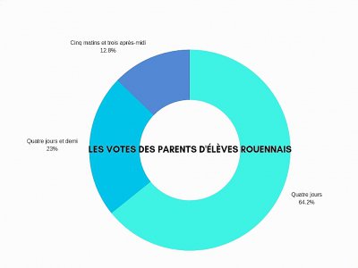 Les votes des parents d'élèves rouennais.
