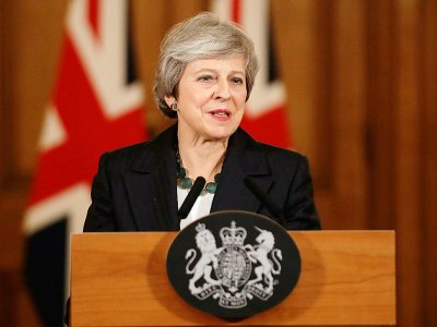 La Première ministre britannique Theresa May lors de sa conférence de presse le 15 novembre 2018 à Londres - Matt Dunham [POOL/AFP]