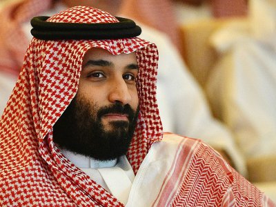 Le prince héritier saoudien Mohammed ben Salmane le 23 octobre lors d'un forum économique à Riyad - FAYEZ NURELDINE [AFP/Archives]