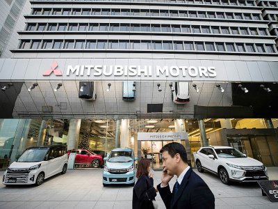 Le siège de Mitsubishi Motors à Tokyo, le 20 novembre 2018 - Behrouz MEHRI [AFP]