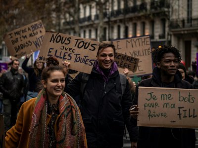 Manifestation contre les violences sexistes et sexuelles à Paris le 24 novembre 2018 - Olivier MORIN [AFP]