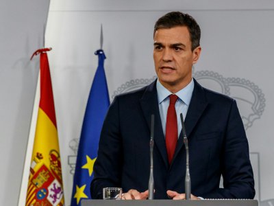 Le premier ministre espagnol Pedro Sanchez le 24 novembre 2018 à Madrid - STRINGER [AFP]
