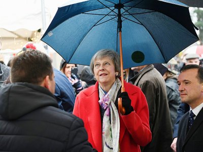 La Première ministre britannique Theresa May le 27 novembre 2018 à Powys au Pays de Galles - Paul ELLIS [POOL/AFP]