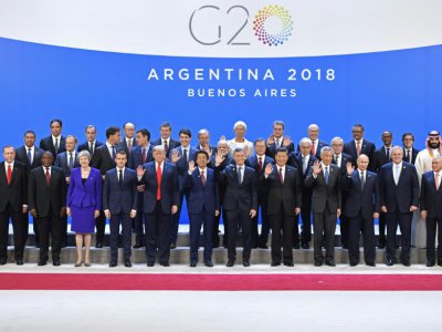 Les participants au sommet du G20, le 30 novembre 2018 à Buenos Aires. - Alexander NEMENOV [AFP]