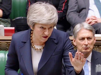 Theresa May au Parlement le 4 décembre 2018 à Londres - HO [PRU/AFP]