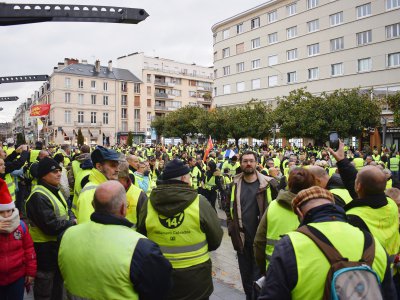 La semaine passée, plus de 2 000 personnes s'étaient rassemblées dans les rues de Caen. - Simon Abraham