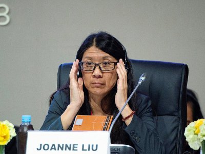 La présidente de l'ONG Médecins sans frontières (MSF) Joanne Liu à la Conférence de Marrakech ayant mené à l'adoption du Pacte mondial sur les Migrations, le 11 décembre 2018 - FADEL SENNA [AFP]