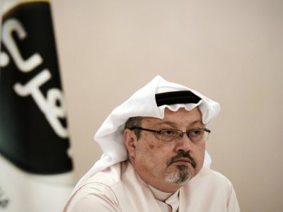 Jamal Khashoggi, le 14 décembre 2014 à Manama, capitale du royaume de Bahreïn - MOHAMMED AL-SHAIKH [AFP]