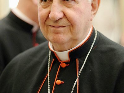 Le cardinal chilien Francisco Javier Errázuriz Ossa, au Vatican le 6 mars 2013 - - [OSSERVATORE ROMANO/AFP/Archives]