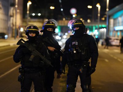 Des policiers à Strasbourg le 13 décembre 2018 - Alain JOCARD [AFP]