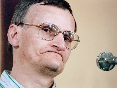 Francis Heaulme, le 27 septembre 1995 lors d'un procès à metz - Franck FIFE [AFP/Archives]