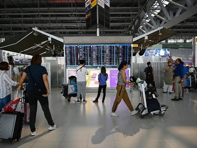L'aéroport international Suvarnabhumi de Bangkok le 7 janvier 2019 - Lillian SUWANRUMPHA [AFP]