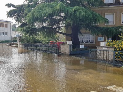 Le 12 juin 2018, l'école Jeanne Géraud avait été inondée par la crue de La Briante. - Eric Mas