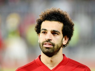 Le joueur de l'Egypte Mohamed Salah s'échauffe avant le match face à la Tunisie le 16 novembre 2018 - KHALED DESOUKI [AFP/Archives]