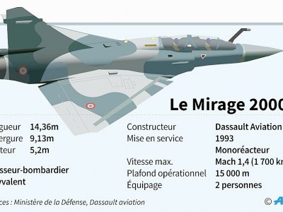 Le Mirage 2000D - Sabrina BLANCHARD [AFP]
