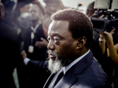 Joseph Kabila, le 30 décembre 2018 à Kinshasa - Luis TATO [AFP/Archives]
