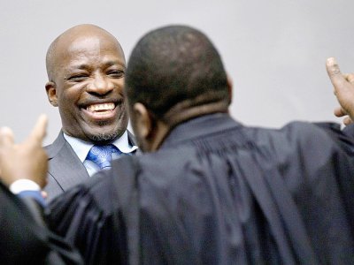 L'ex-chef du mouvement des Jeunes patriotes, fidèles à l'ancien président ivoirien Laurent  Gbagbo, acquitté le 15 janvier 2018 par la CPI à La Haye - Peter Dejong [ANP/AFP]